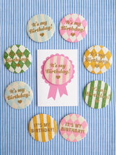 Load image into Gallery viewer, Mix or Match! Birthday Badge with Greeting Card