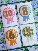 Load image into Gallery viewer, personalised birthday badges
