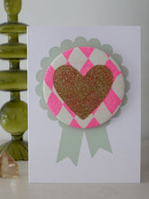 Load image into Gallery viewer, Heart Badge with Greeting Card