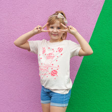 Load image into Gallery viewer, girl wearing her design for her new t-shirt