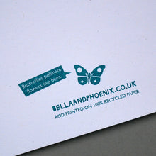 Load image into Gallery viewer, Bee Riso Printed Greeting Card, A6