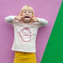 Load image into Gallery viewer, girl wearing her new t-shirt