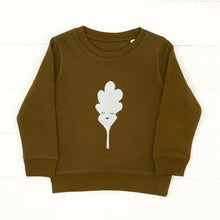 Load image into Gallery viewer, Oak Leaf Print Organic Sweater