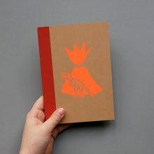 Load image into Gallery viewer, Dinosaur Hand Screen Printed Notebook