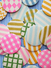 Load image into Gallery viewer, Birthday Card With Candy Striped Number Badge
