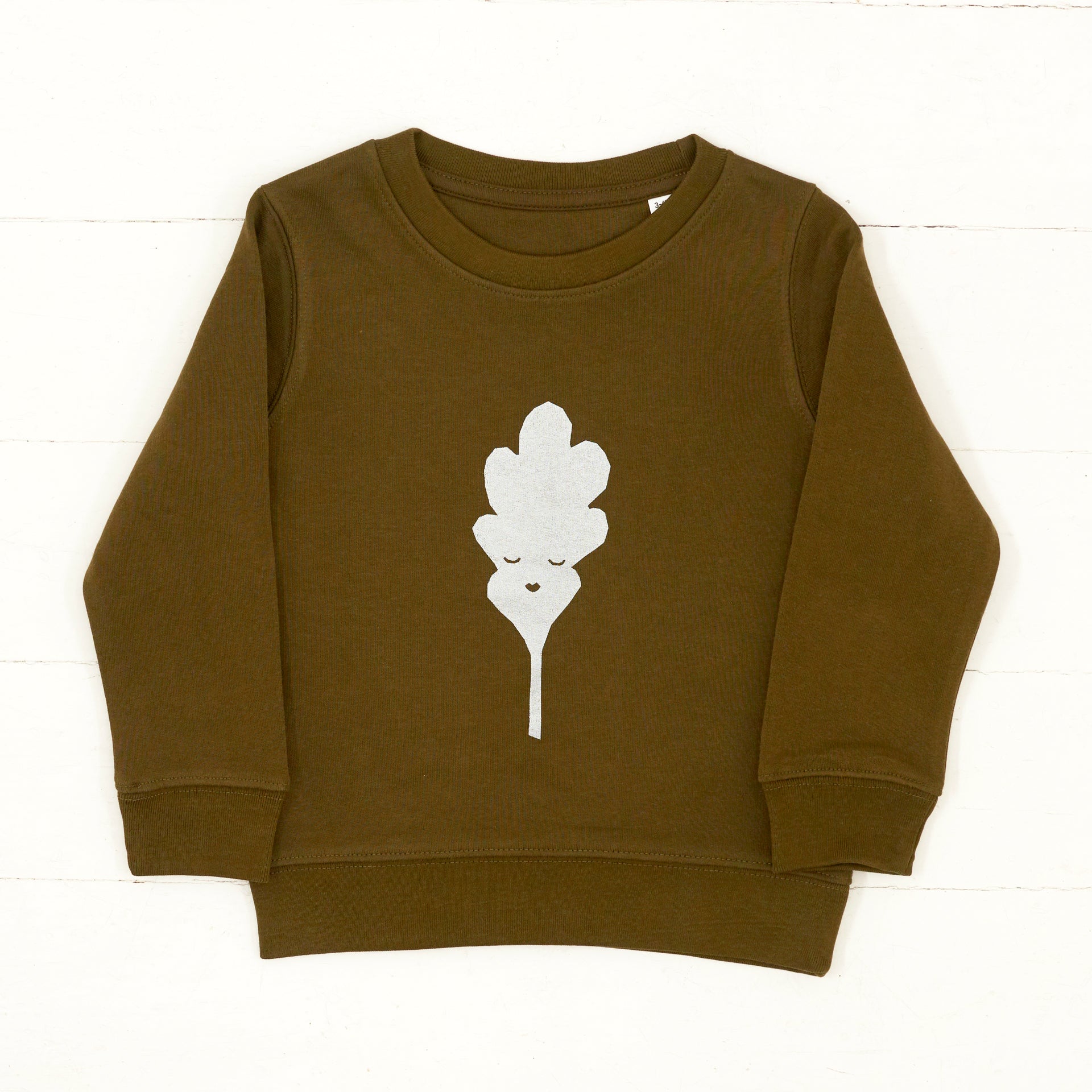 Oak Leaf Print Organic Sweater Bella Phoenix