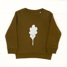 Load image into Gallery viewer, Oak Leaf Print Organic Sweater
