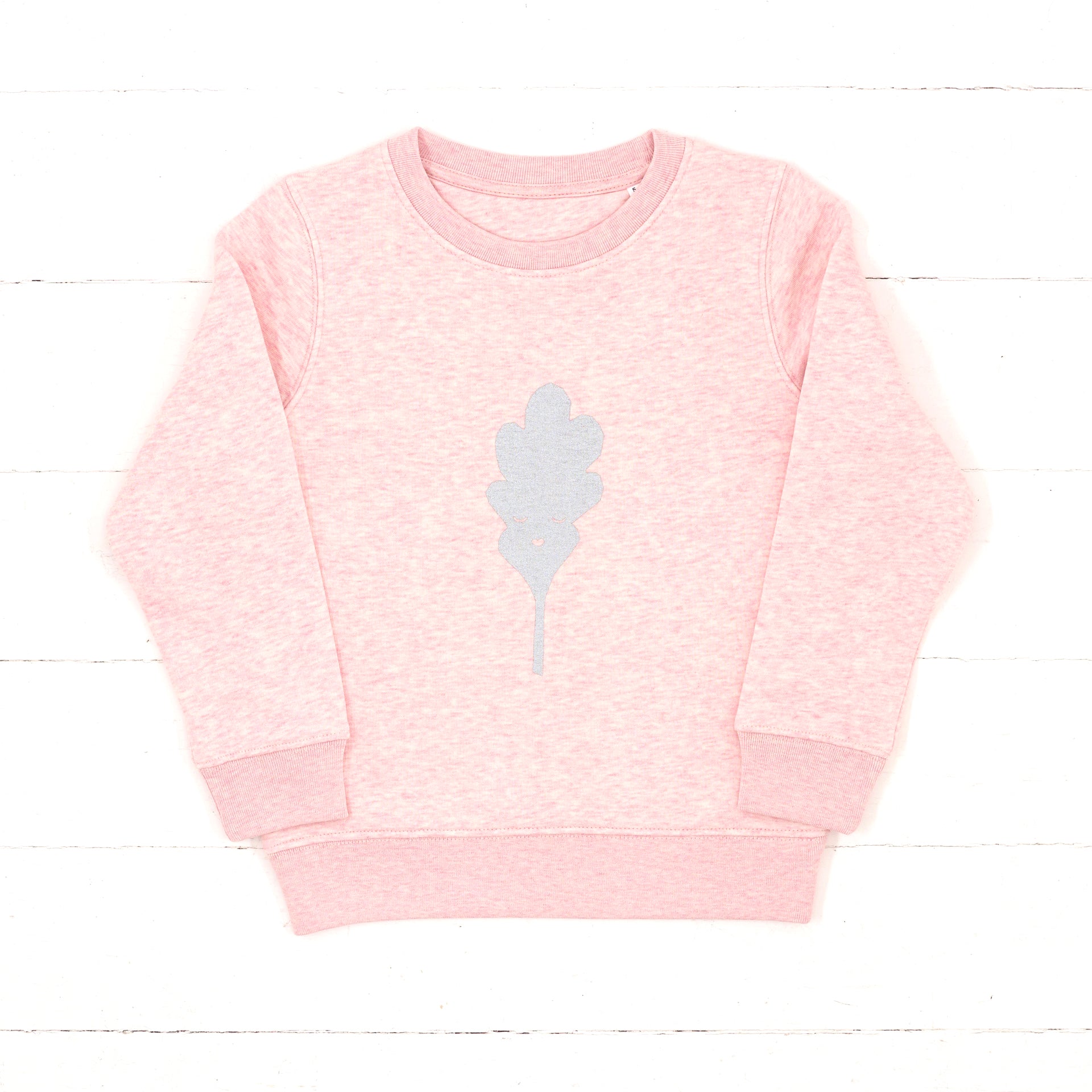 Sweater leaf pink on sale