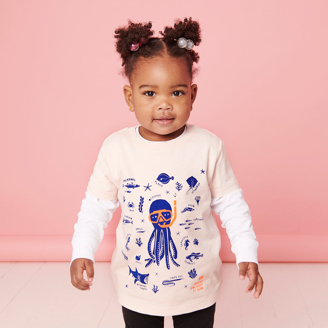 British Sea Life Organic T-shirt And Booklet