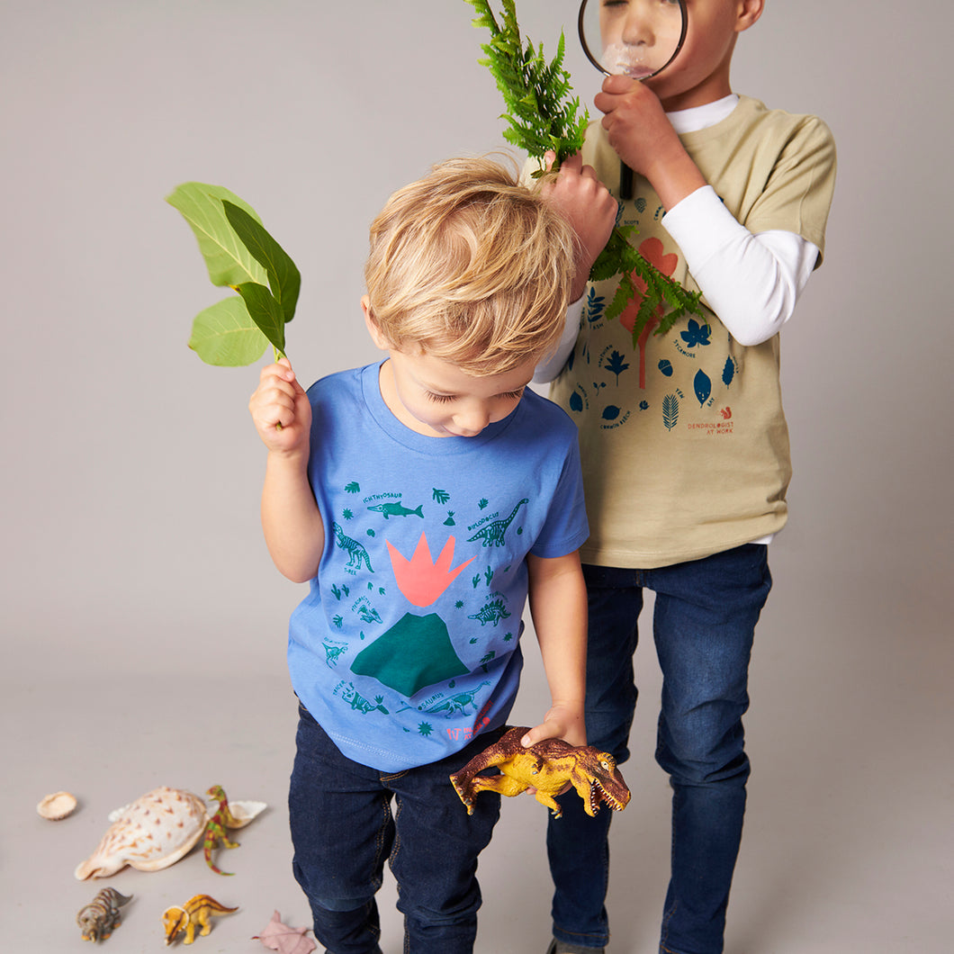 Dinosaurs Organic T-shirt And Booklet